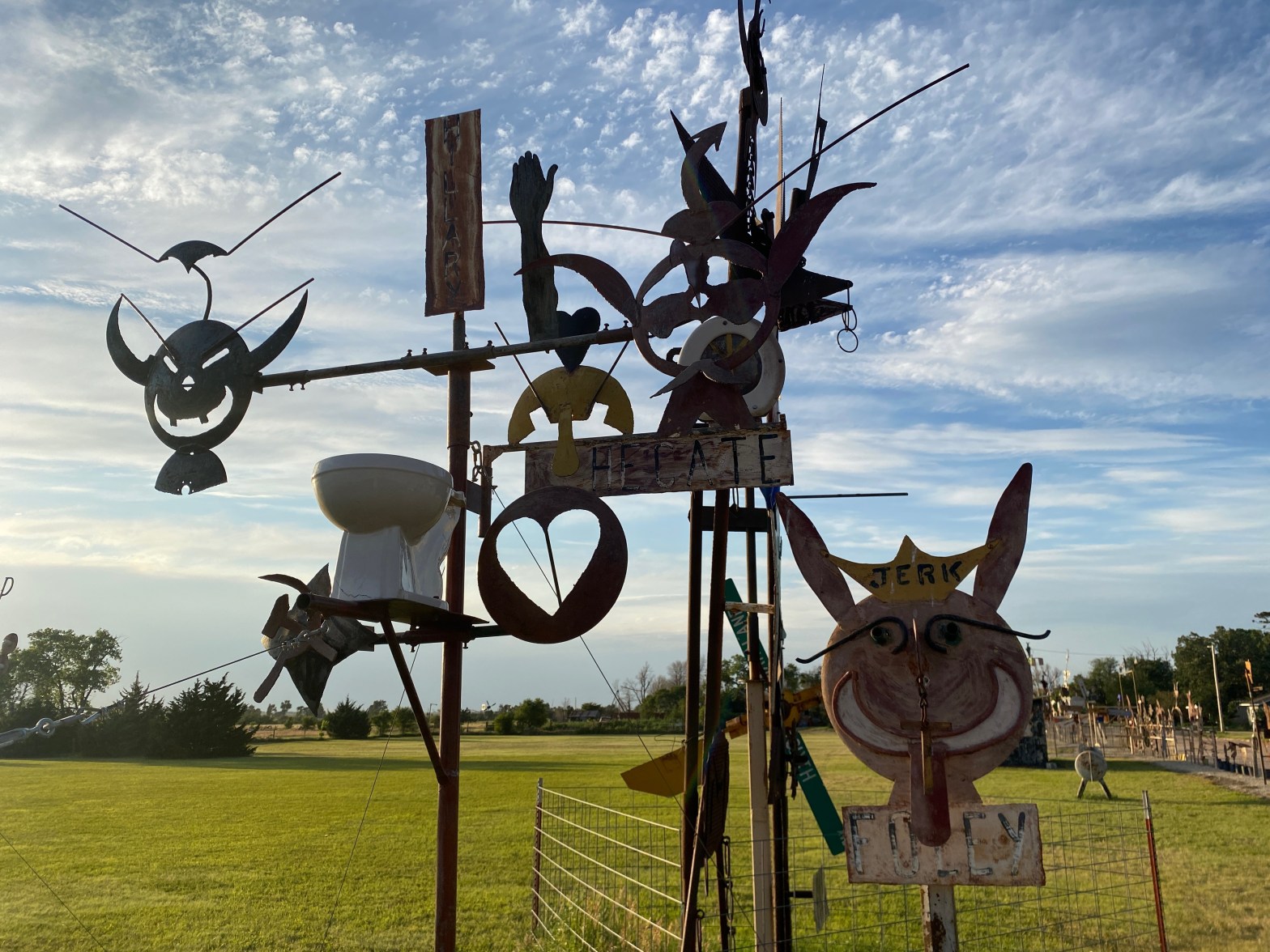 M.T. Liggett’s Political Sculptures, An Art Environment With a Message