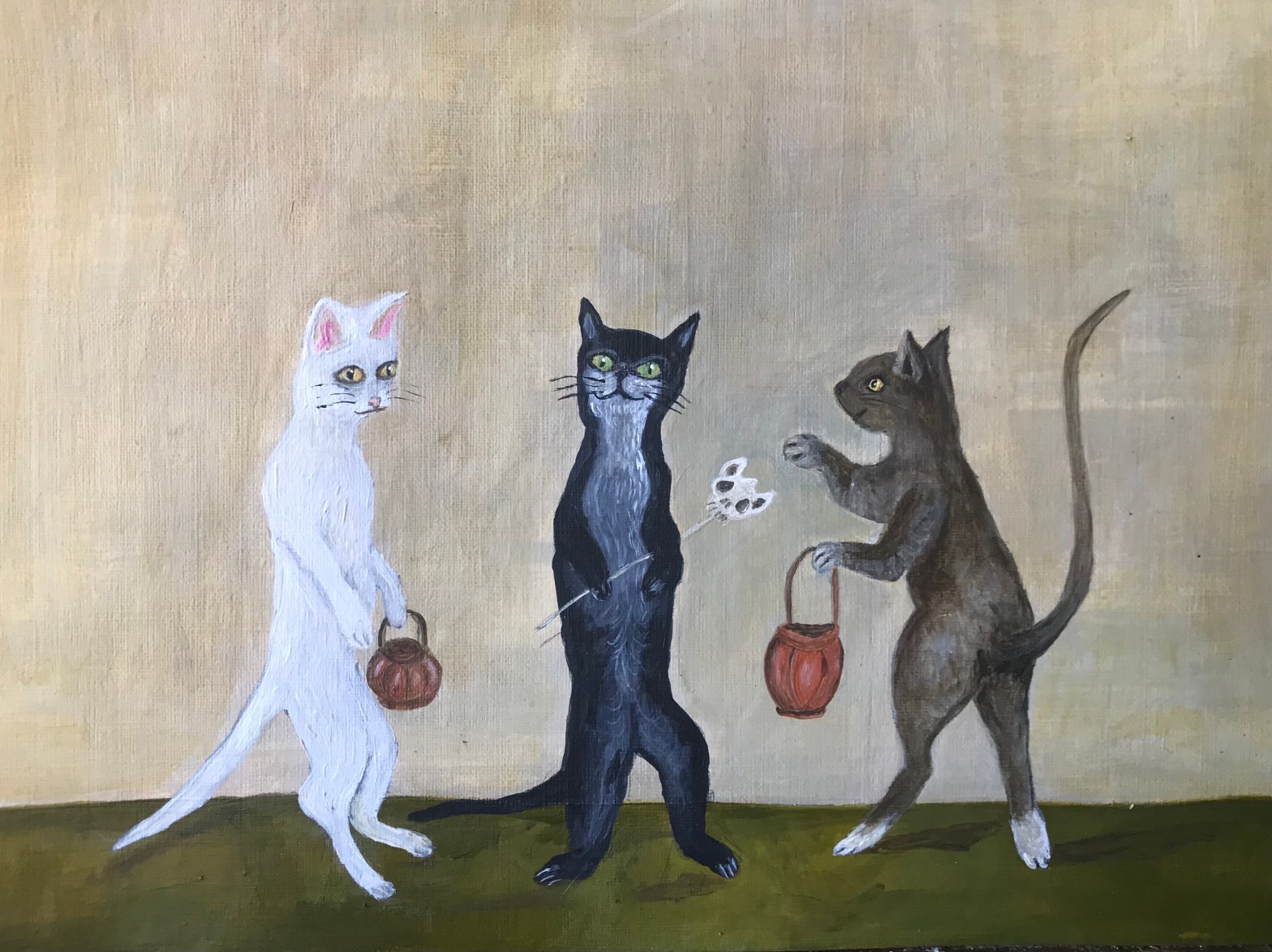 FolkArtwork of the Week: Sarah Lee’s “Los gatitos”