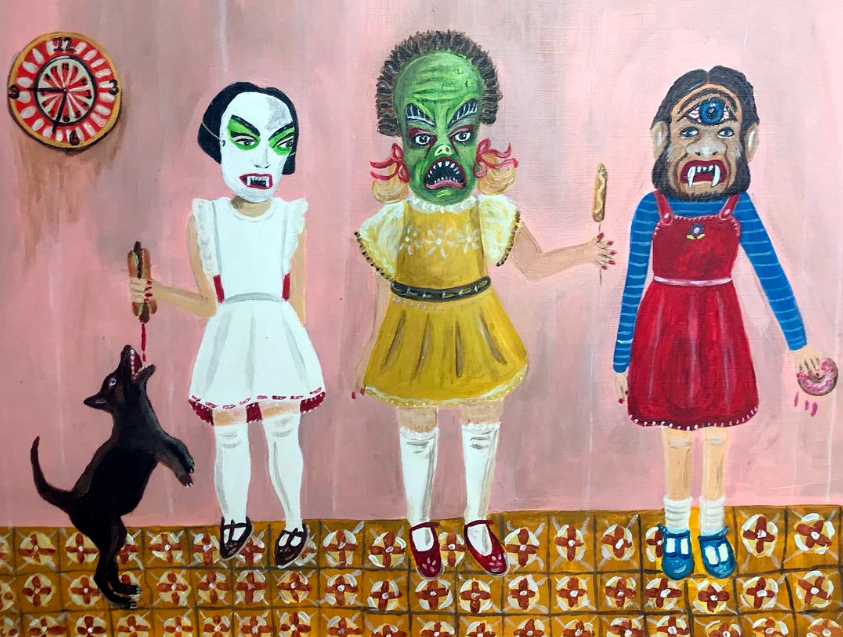 Spooky Season Fine Art Prints by Sarah Lee in the FolkArtwork Collective Shop