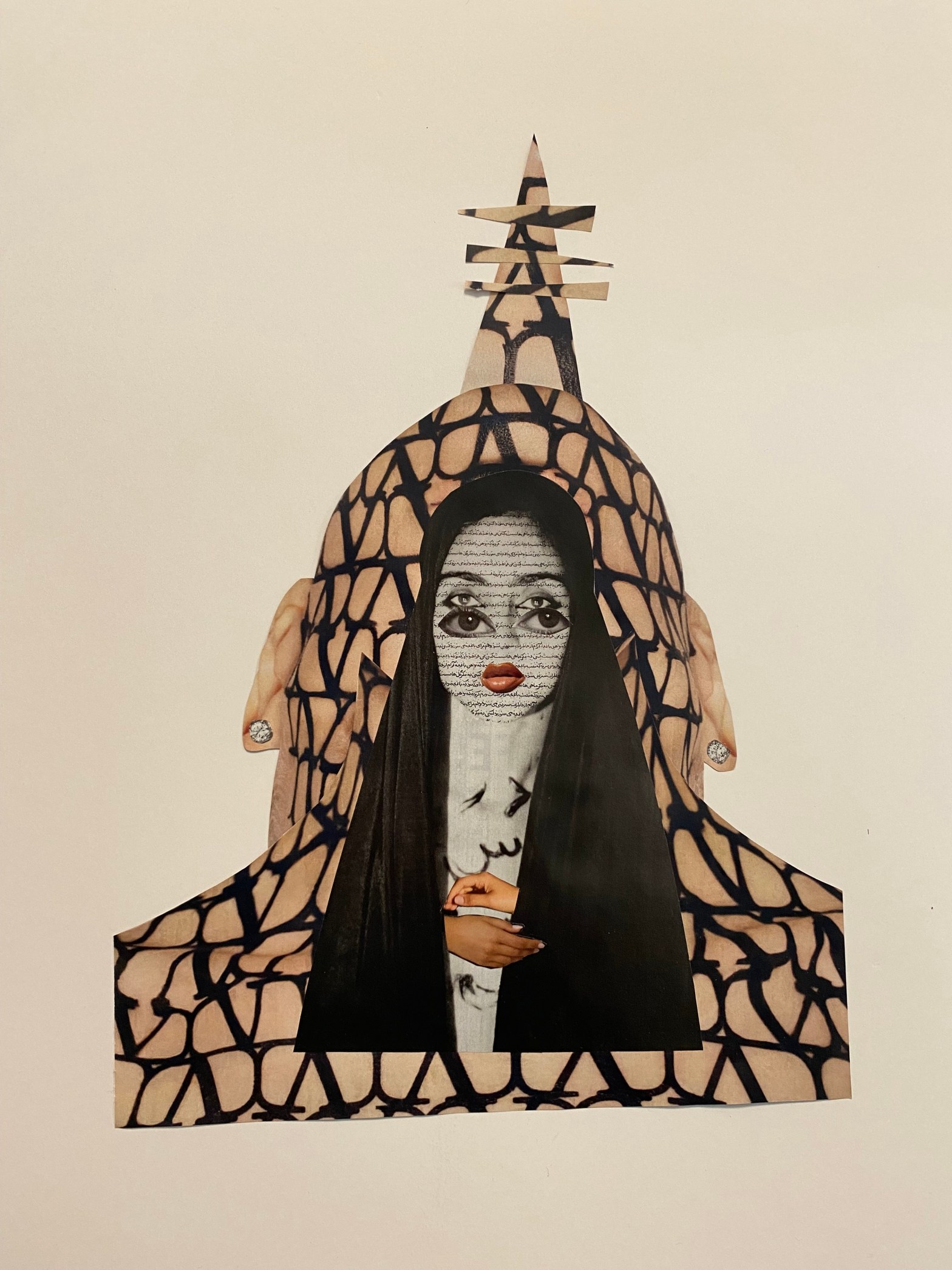 Lindsay Carraway’s Mesmerizing Self-Taught Collages Available In The FolkArtwork Collective Shop