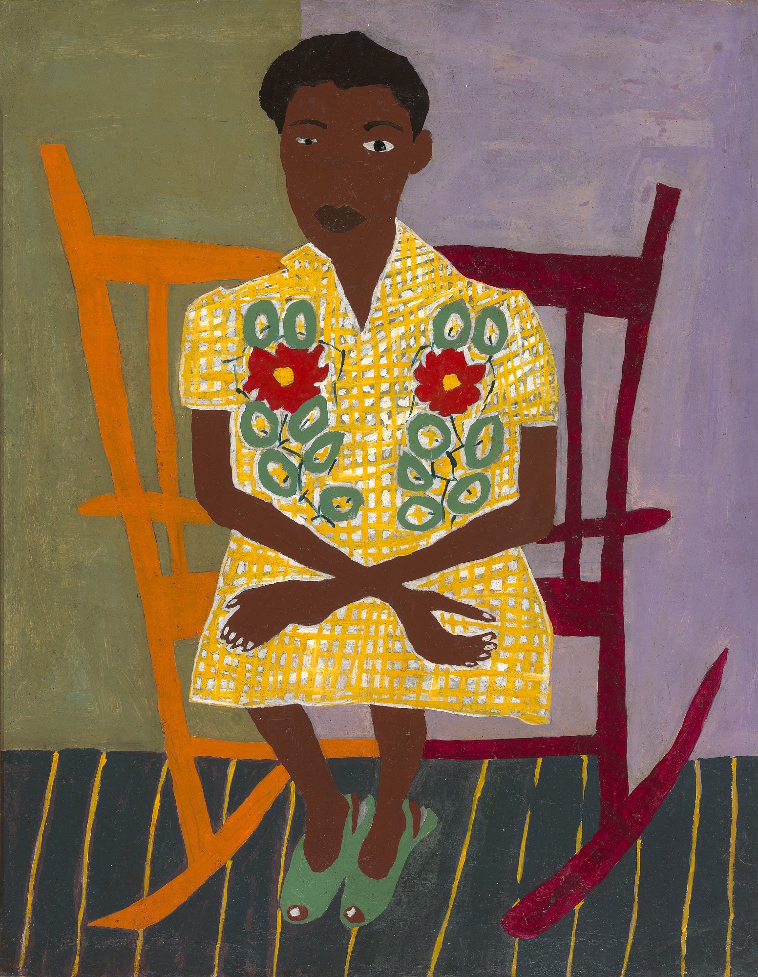 Daily Art: WILLIAM H. JOHNSON’s “Portrait of Woman in Rocking Chair”
