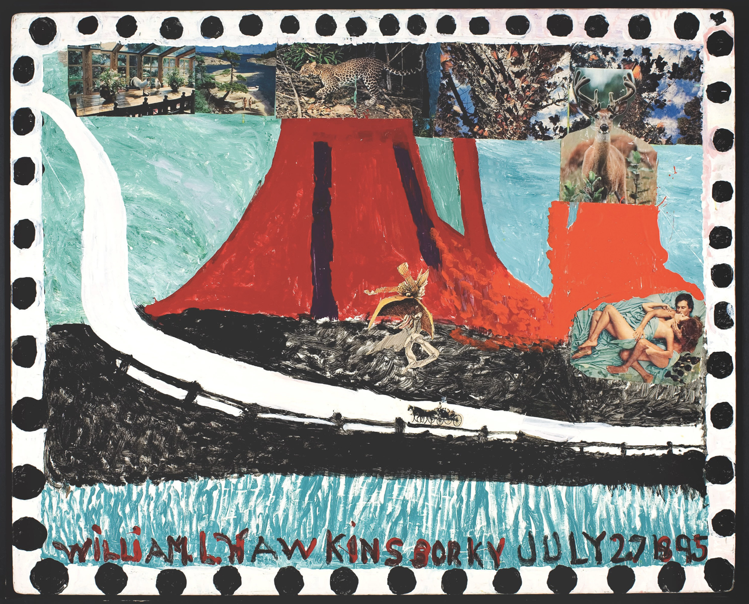 Daily Art: WILLIAM HAWKINS’s “Monument Valley Collage”