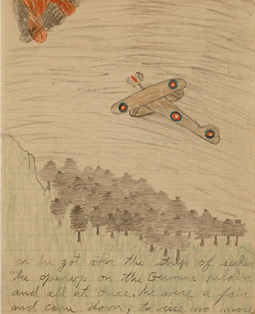 Daily Art: HORACE PIPPIN’s ‘War Journal Illustrations’