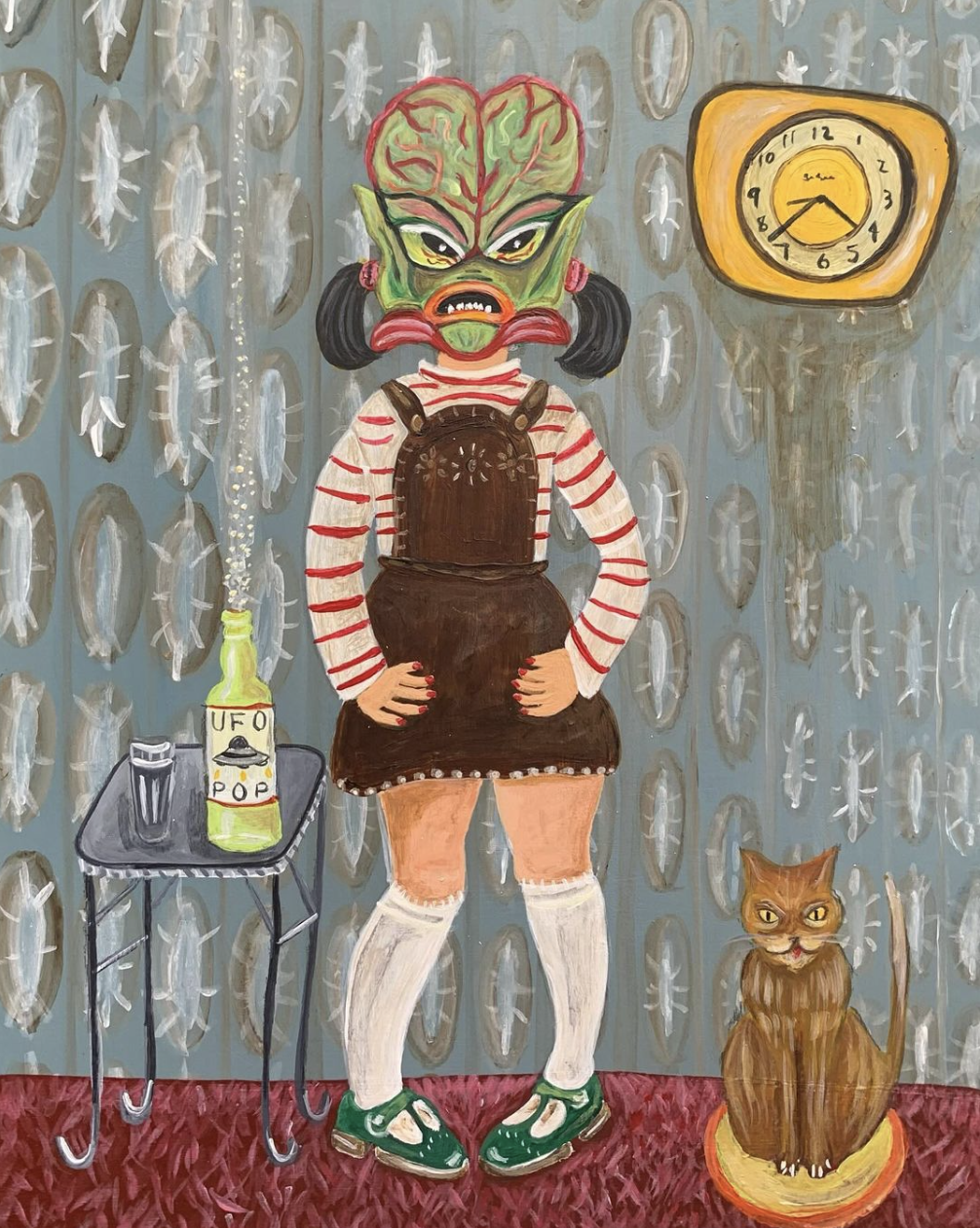 Sarah Lee’s “Child in alien mask”, Available for Purchase