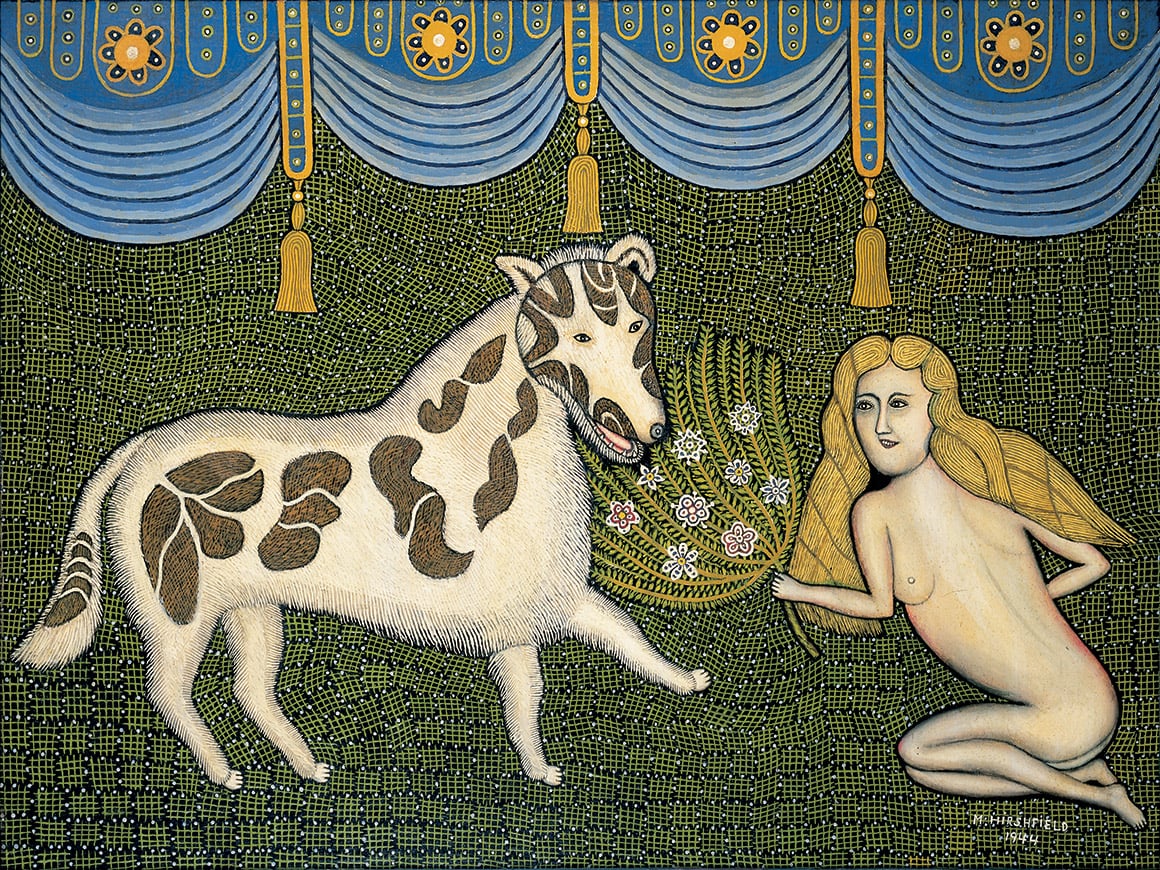Daily Art: MORRIS HIRSHFIELD’s “Girl and Dog”