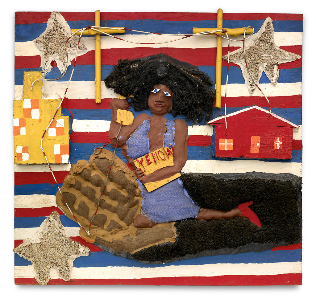 Daily Art: THORNTON DIAL’s “The Gorilla Lends a Helping Hand To The United States”