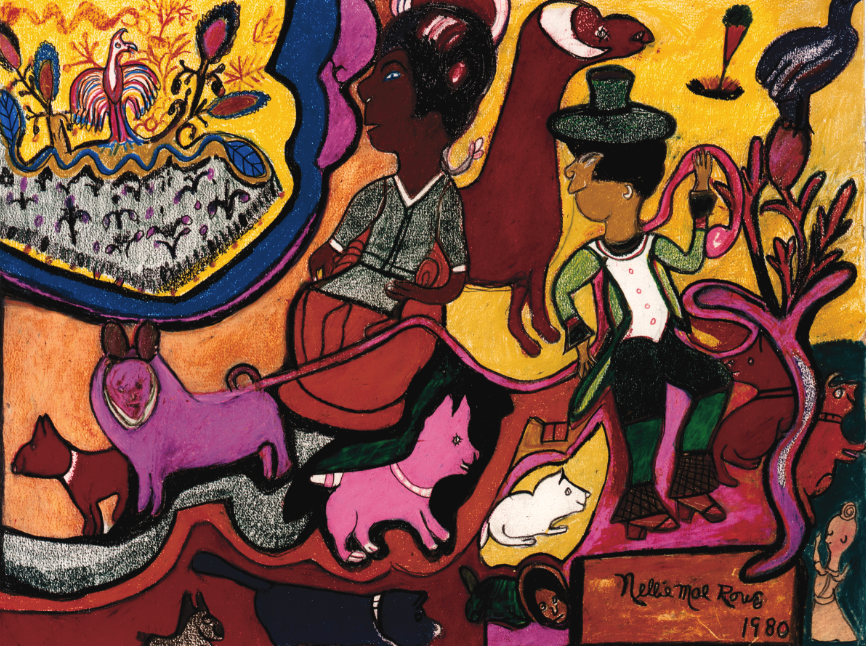 Daily Art: NELLIE MAE ROWE’s “Nellie Mae and Joe Looking into Heaven”