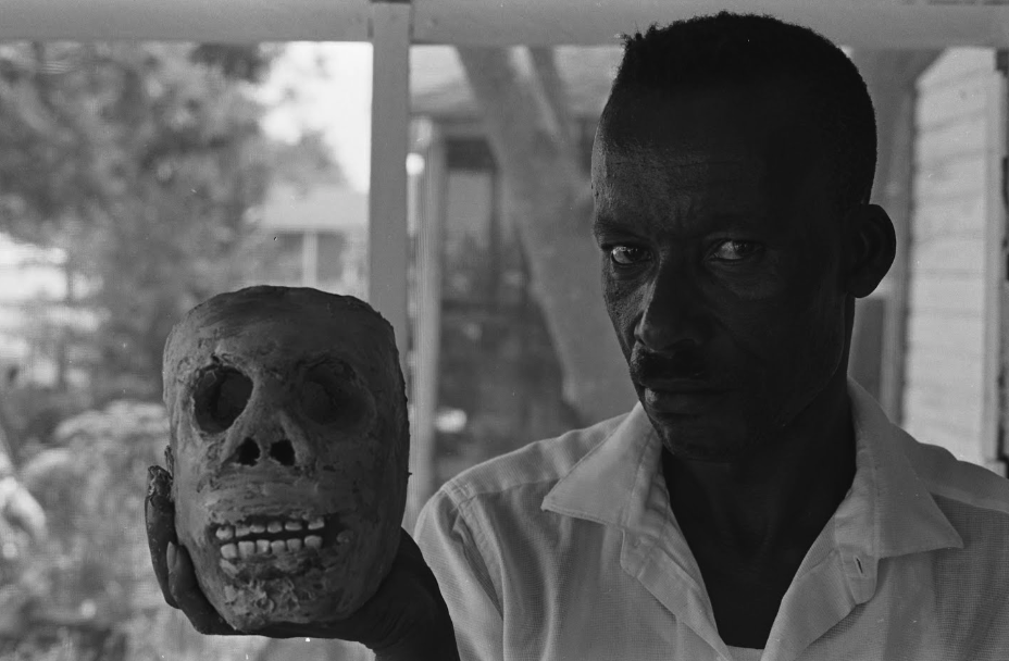 WATCH: James “Son Ford” Thomas Sculpting a Skull (1967)
