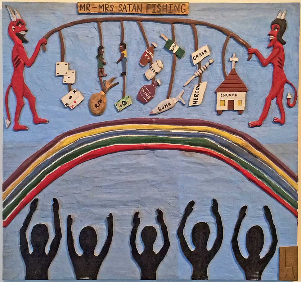 Daily Art: “Mr. & Mrs. Satan Fishing” by LEROY ALMON