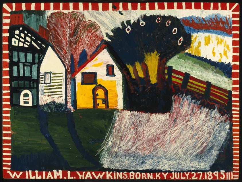 Daily Art: WILLIAM HAWKINS and the “Nineteenth Century Houses”