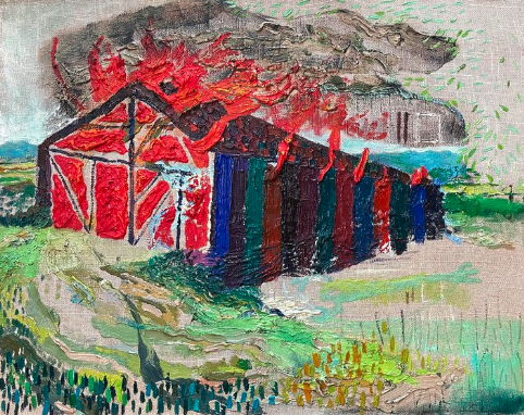 Daily Art: BETHANN PARKER’s “Split Rails and burning Bridges”