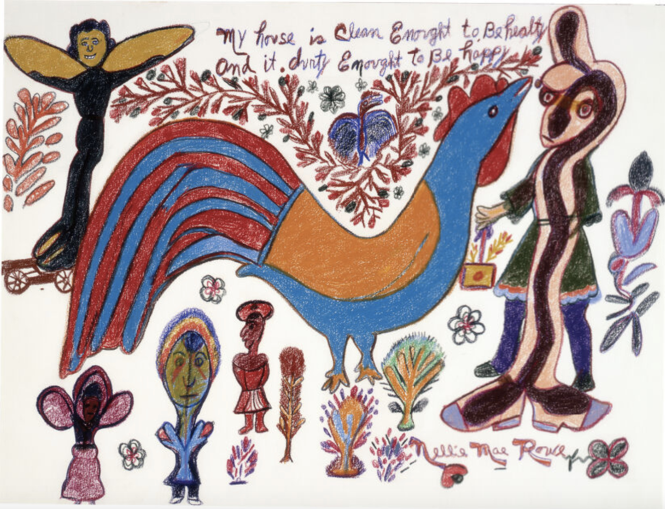Daily Art: NELLIE MAE ROWE’s House is “Clean Enought”