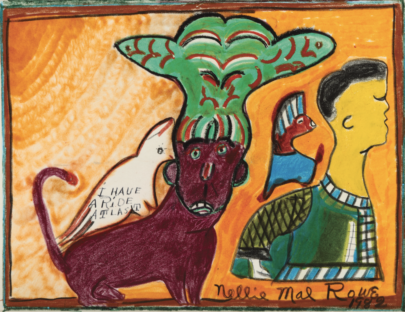 Daily Art: NELLIE MAE ROWE “Has A Ride At Last”