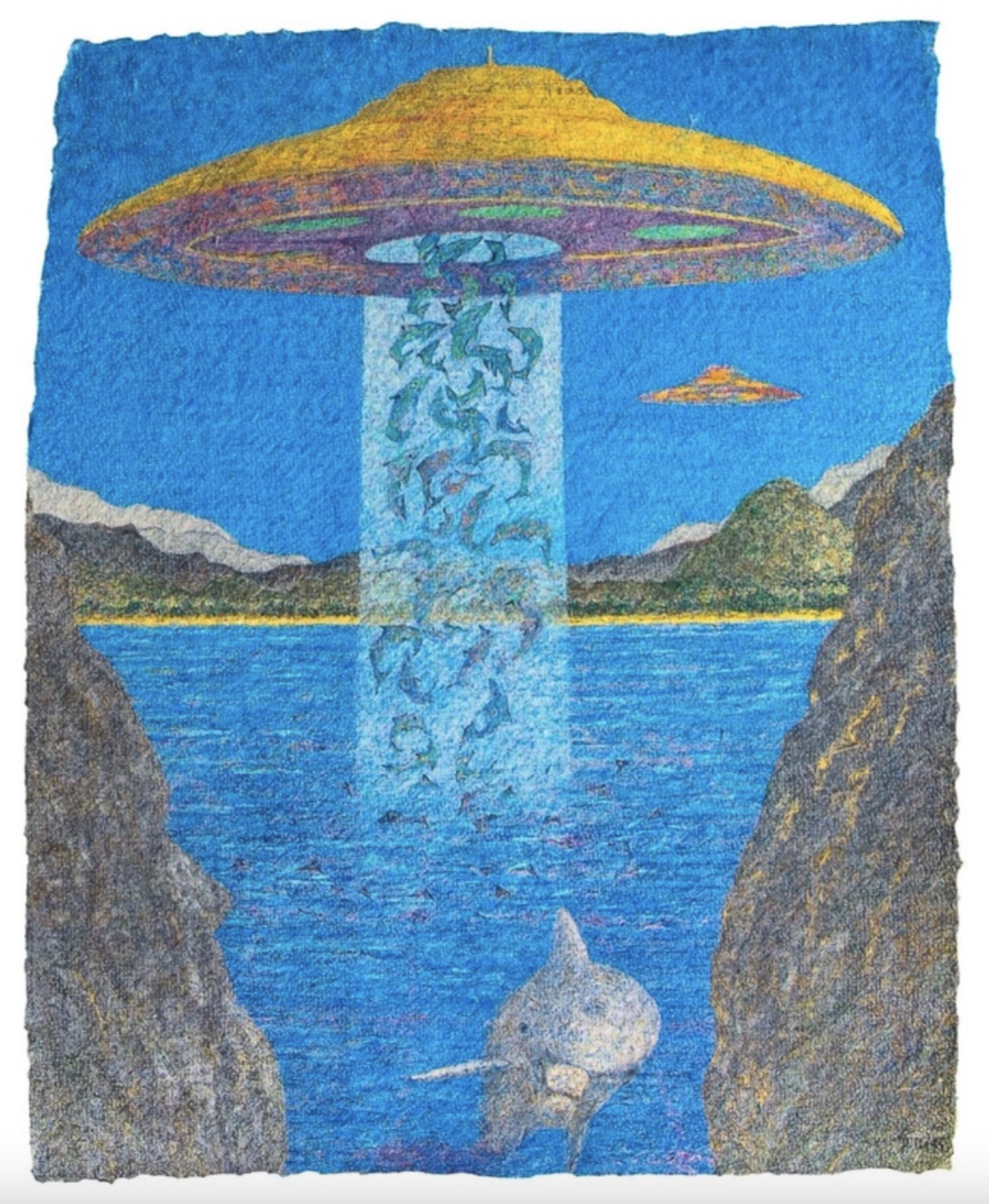 Daily Art: TIMOTHY WYLLIE’s “Dolphin Healing”
