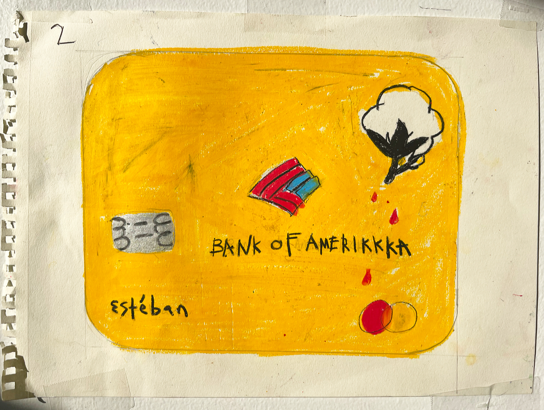 Esteban Whiteside’s “Bank of Amerikkka”, Available for Purchase