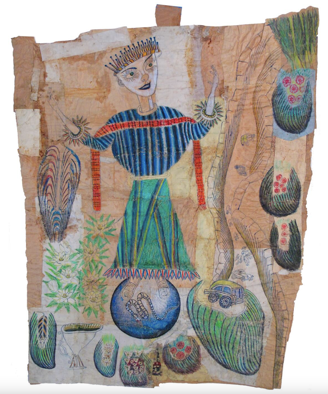 Daily Art: MARTÍN RAMÍREZ’s “Madonna”