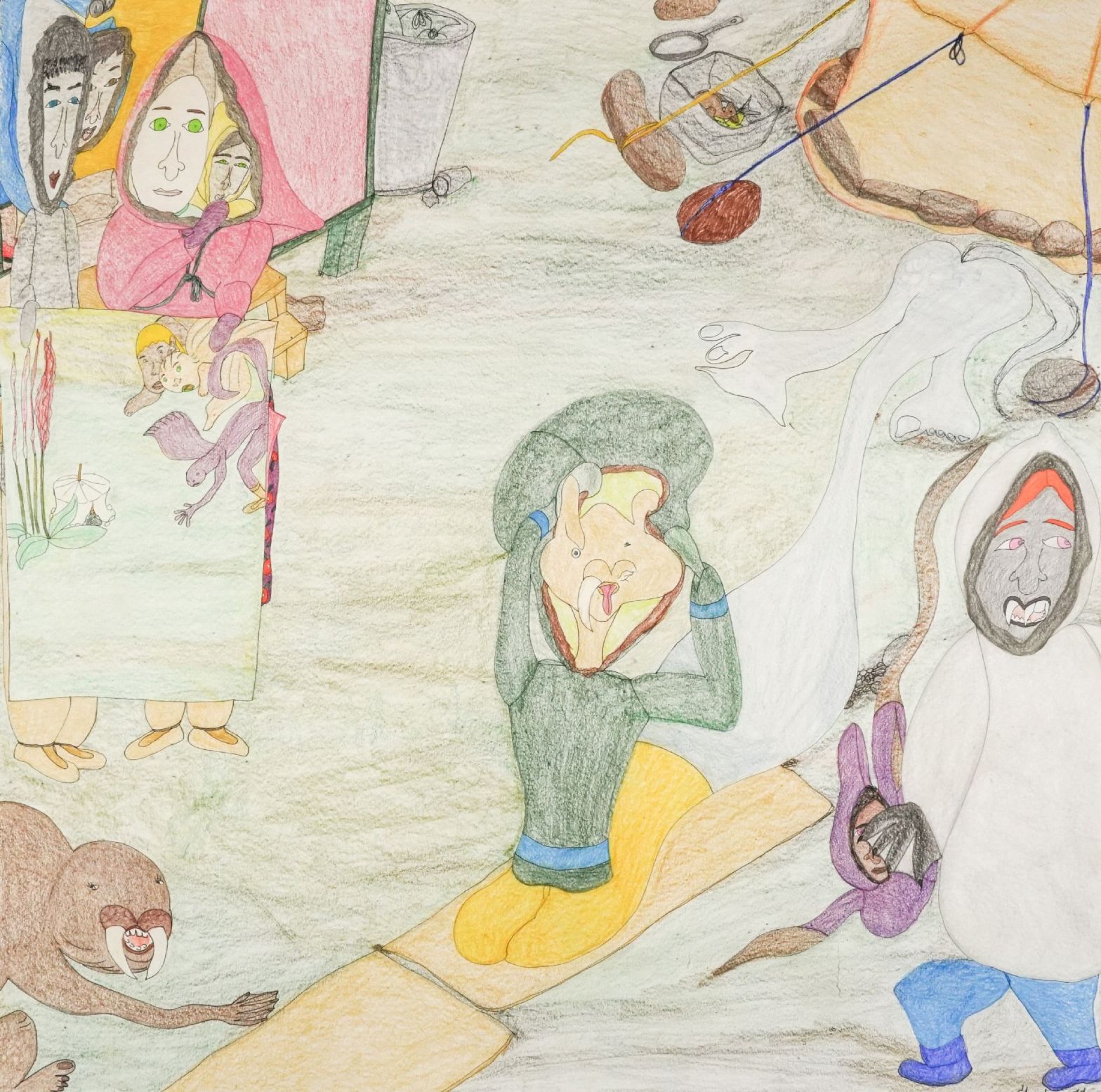 Daily Art: SHUVINAI ASHOONA’s “Walrus Creature in Parka”