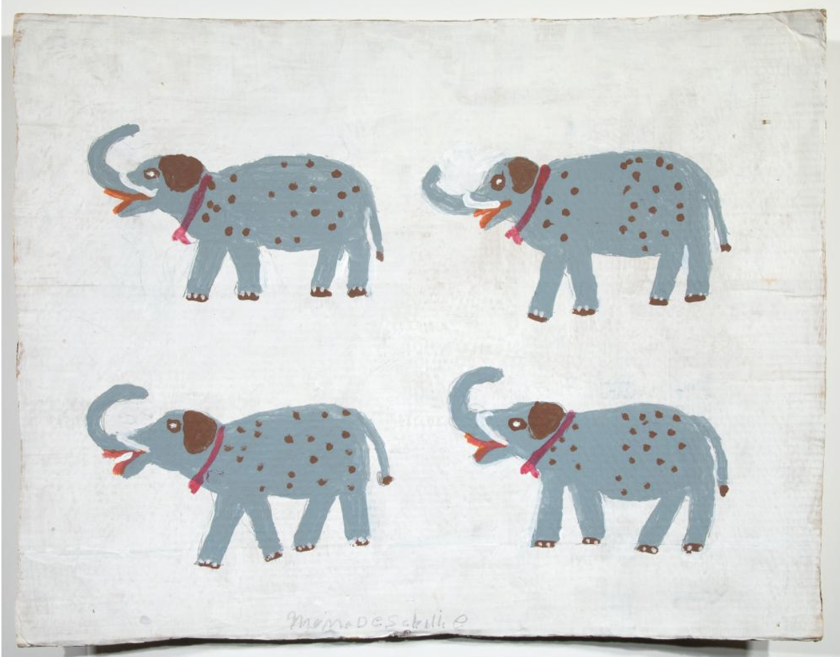 Daily Art: MAMIE DESCHILLIE’s “Four Elephants”