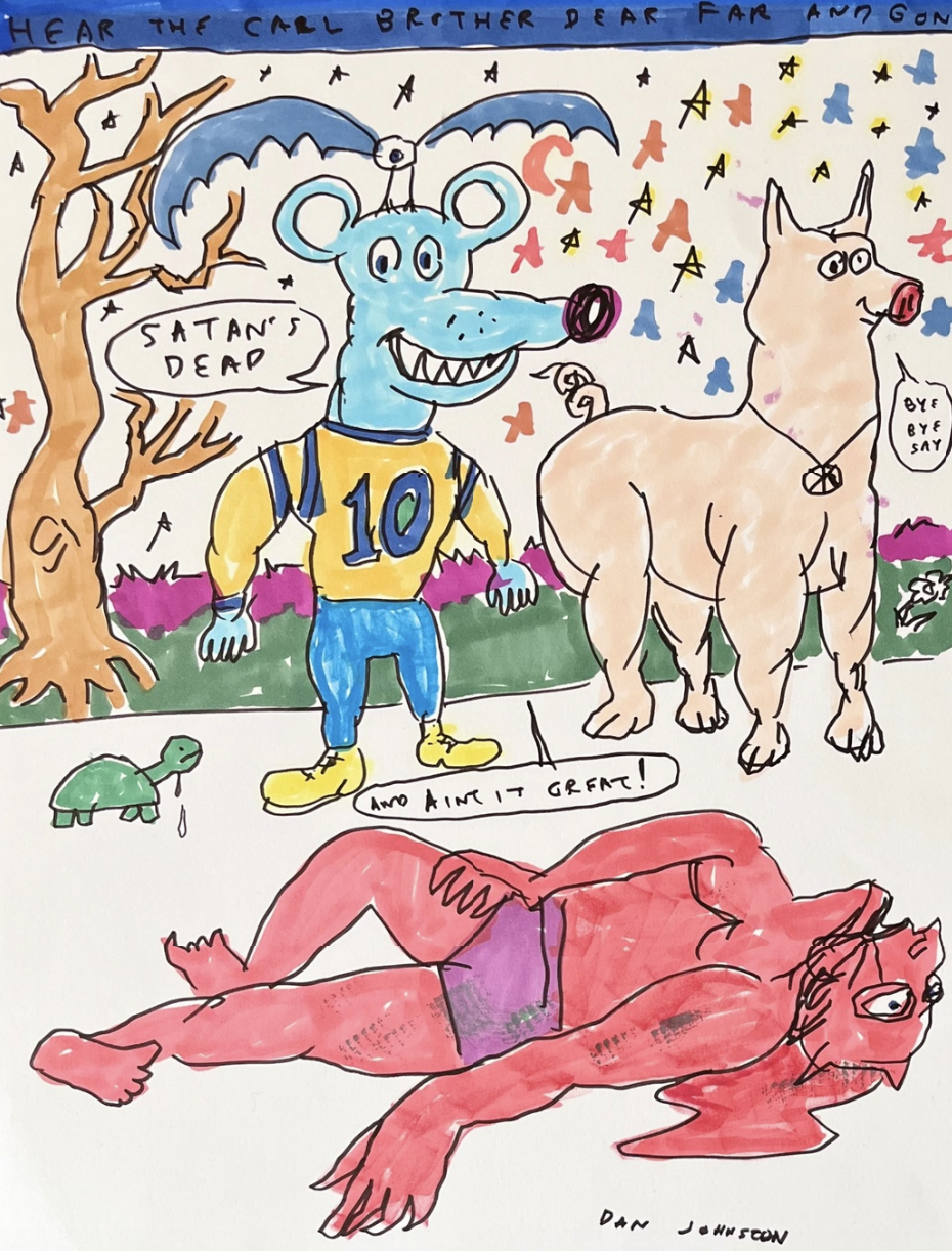 Daily Art: “Satan’s Dead” by DANIEL JOHNSTON