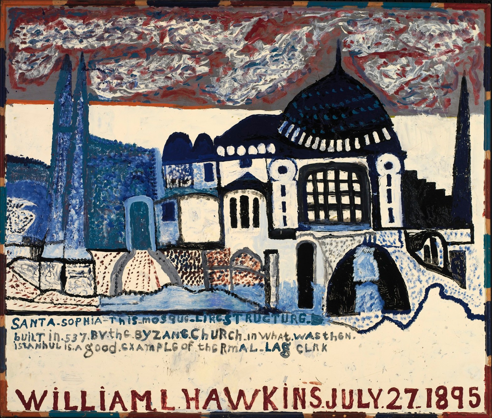 Daily Art: “Santa Sophia Mosque” by WILLIAM HAWKINS